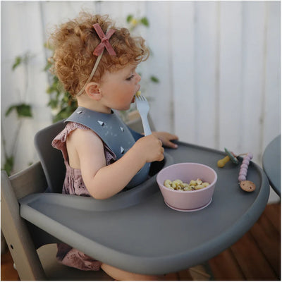 Mushie Silicone Suction Bowl - Soft Lilac