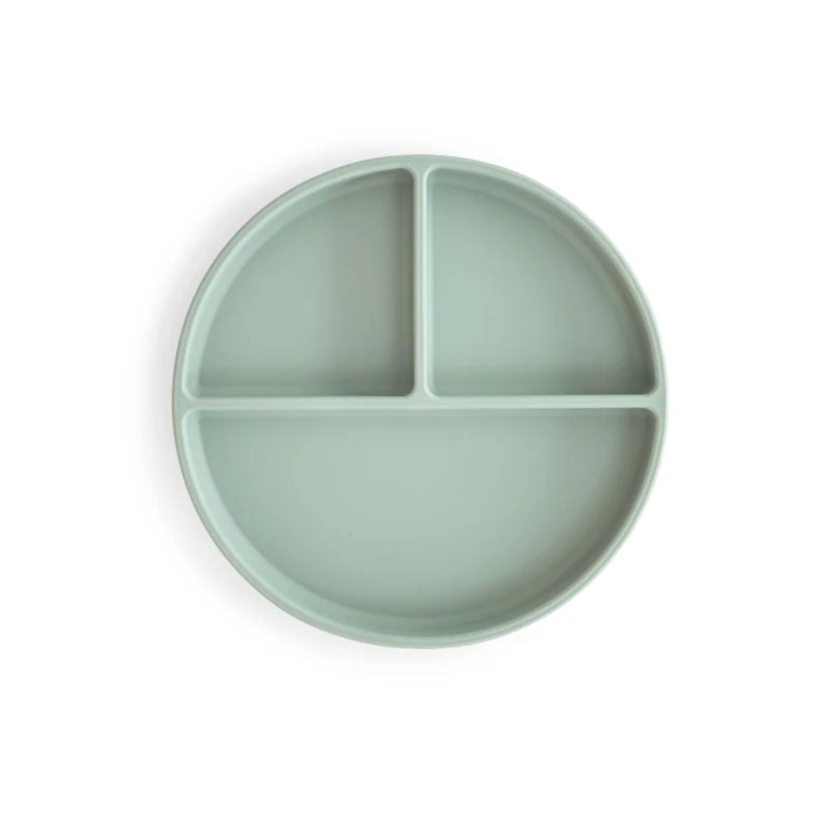 Mushie Silicone Suction Plate - Cambridge Blue
