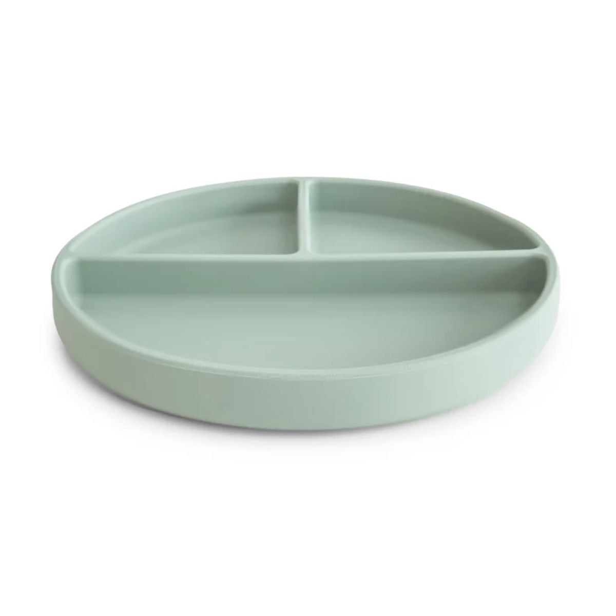 Mushie Silicone Suction Plate - Cambridge Blue