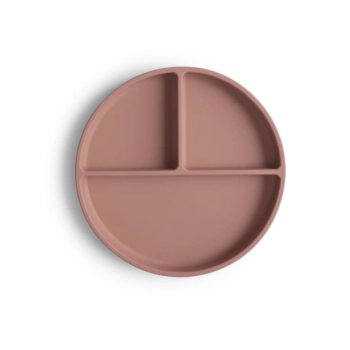 Mushie Silicone Suction Plate - Cloudy Mauve