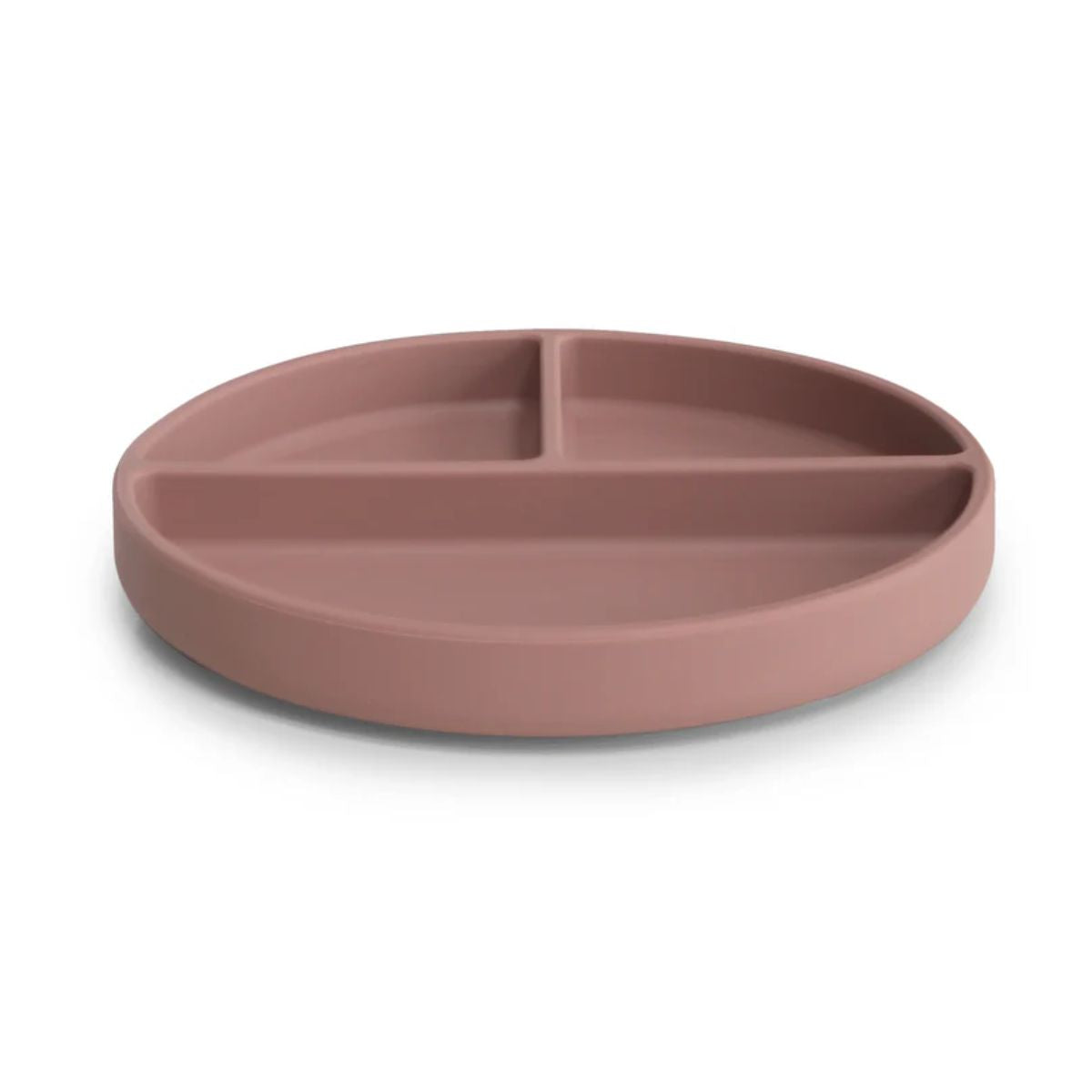 Mushie Silicone Suction Plate - Cloudy Mauve