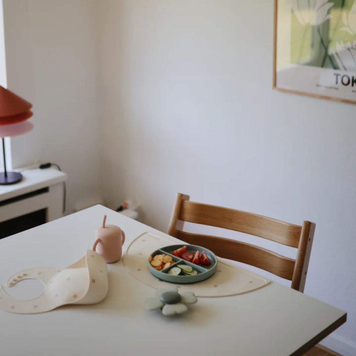 Mushie Silicone Suction Plate - Dried Thyme