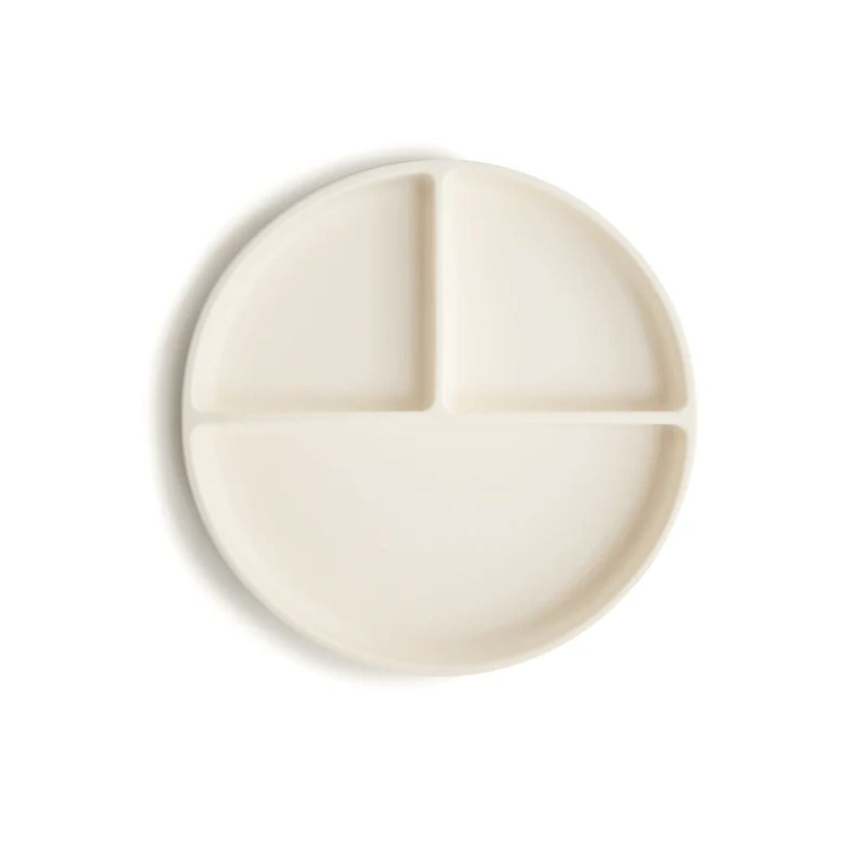 Mushie Silicone Suction Plate - Ivory