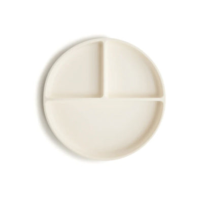 Mushie Silicone Suction Plate - Ivory