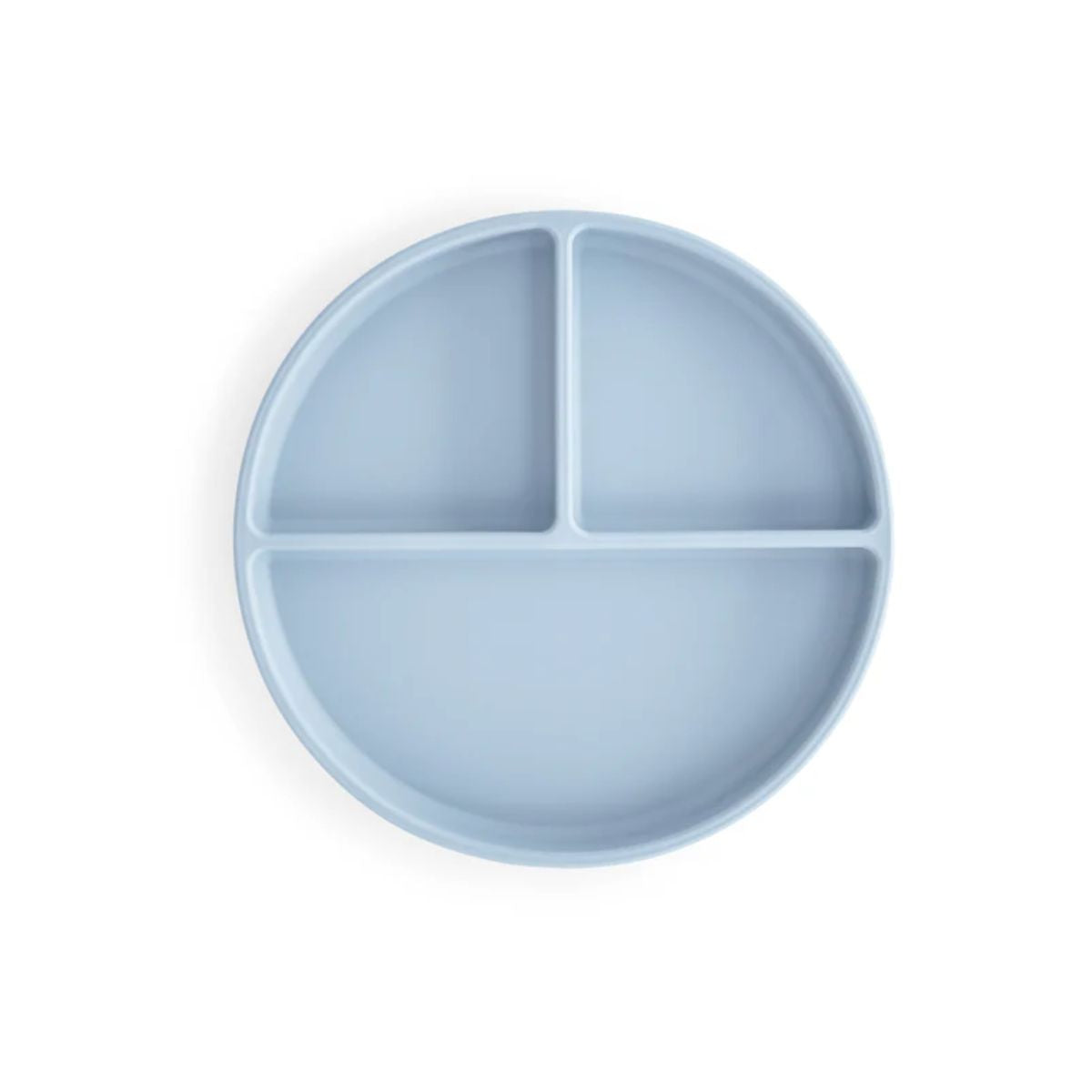 Mushie Silicone Suction Plate - Powder Blue