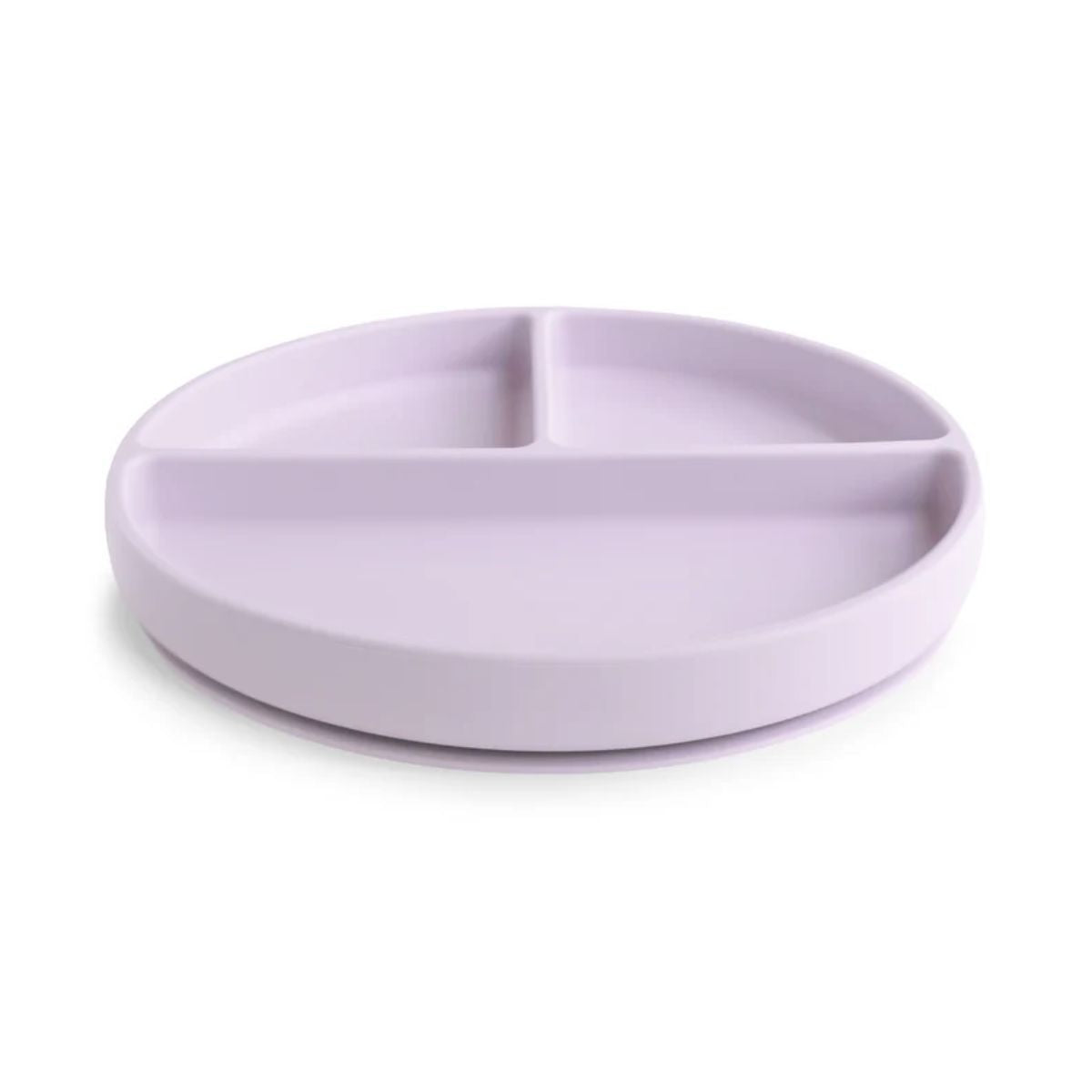 Mushie Silicone Suction Plate - Soft Lilac