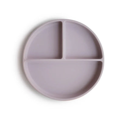 Mushie Silicone Suction Plate - Soft Lilac