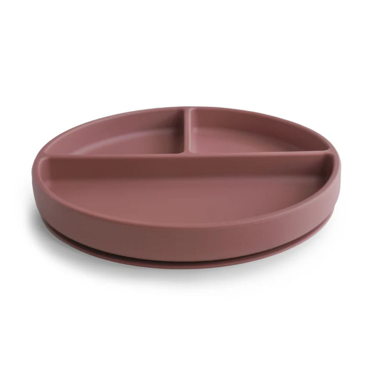 Mushie Silicone Suction Plate - Woodchuck