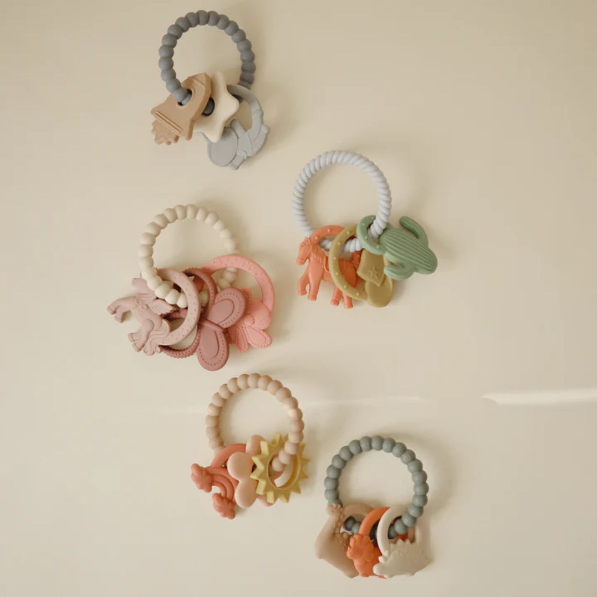 Mushie Silicone Teething Ring - Fairy on Luna Baby Store Miami