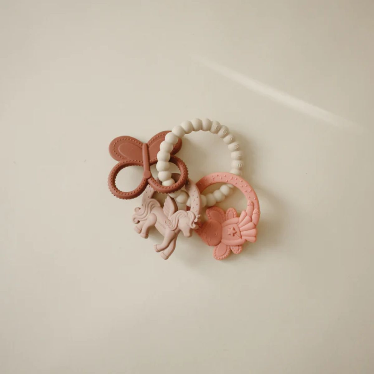 Mushie Silicone Teething Ring - Fairy on Luna Baby Store Miami