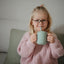 Mushie Silicone Training Cup + Straw - Cambridge Blue on Luna Baby Store Miami