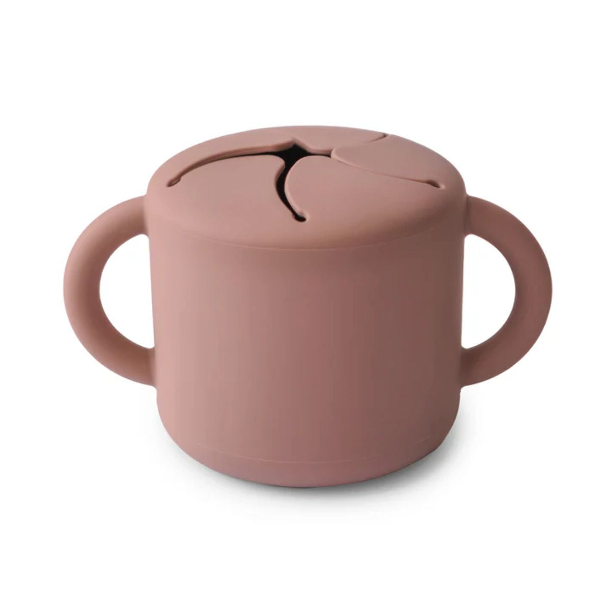 Mushie Snack Cup - Cloudy Mauve on Luna Baby Store Miami