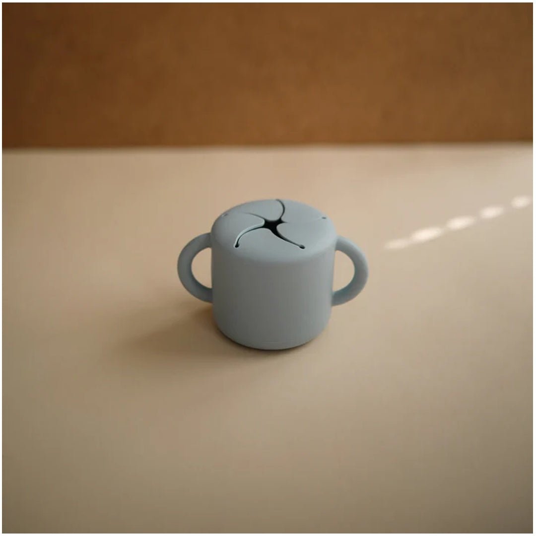 Mushie Snack Cup Powder Blue