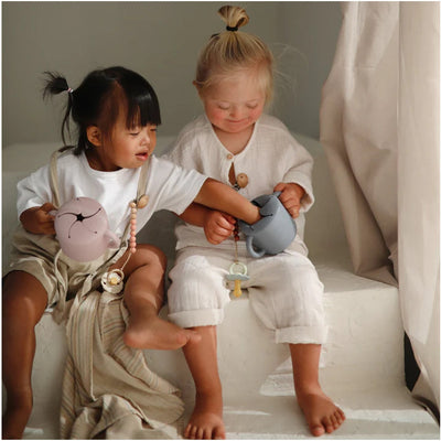 Mushie Snack Cup - Powder Blue