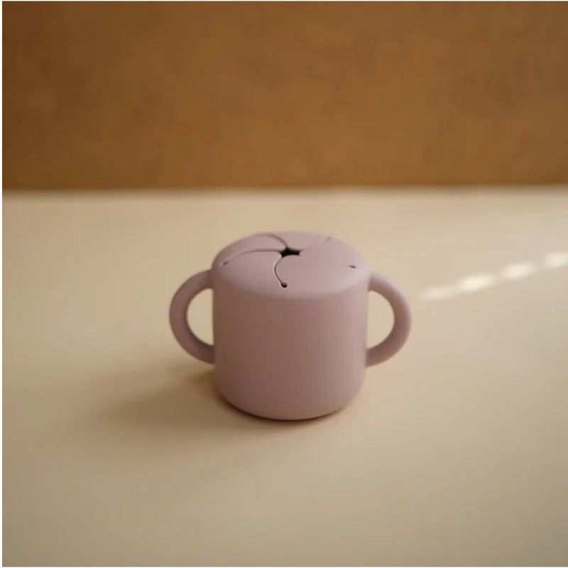 Mushie Snack Cup Soft Lilac