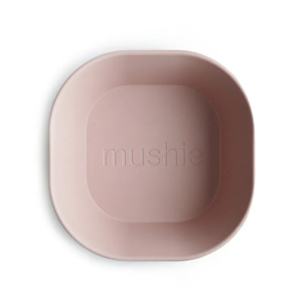 Mushie Square Dinnerware Bowl Set of 2 - Blush