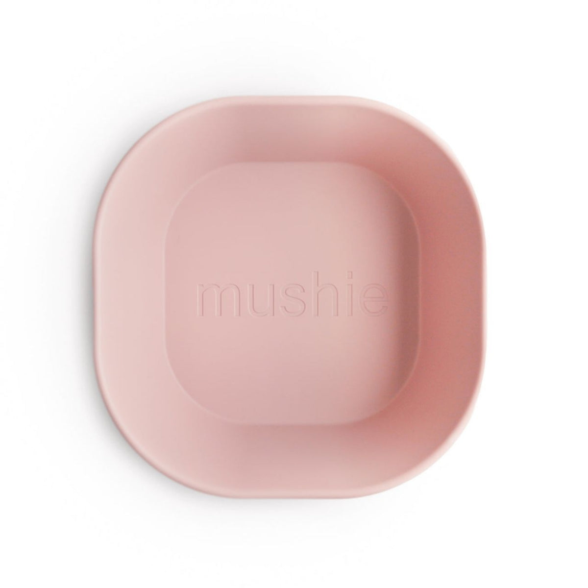 Mushie Square Dinnerware Bowls Set of 2 - Blush
