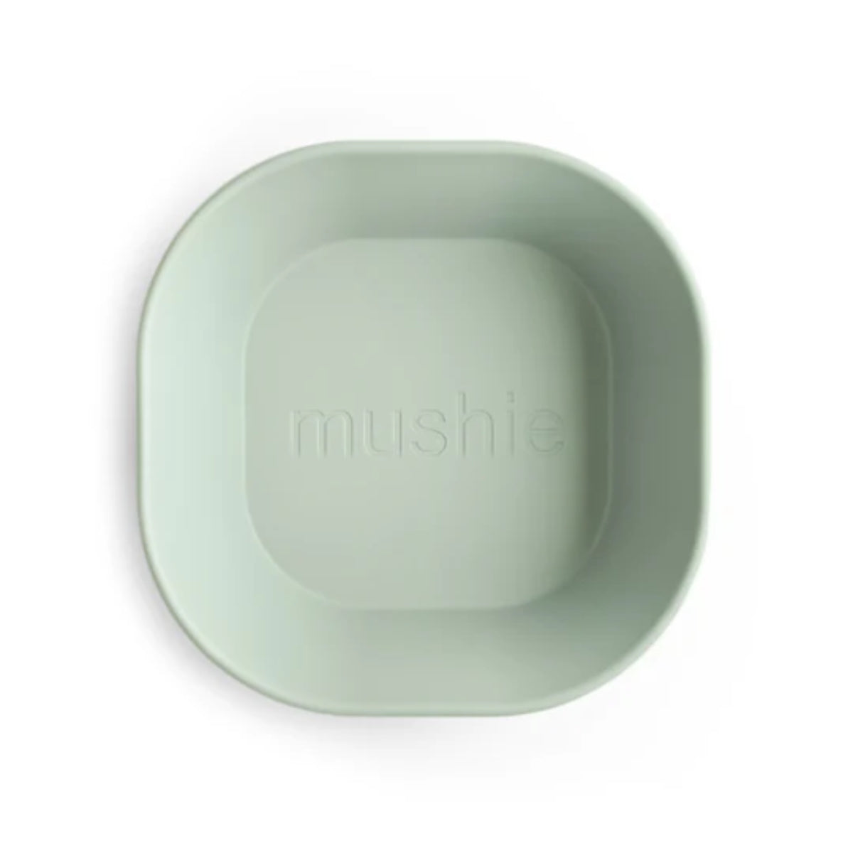 Mushie Square Dinnerware Bowls Set of 2 - Sage