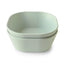 Mushie Square Dinnerware Bowls Set of 2 - Sage