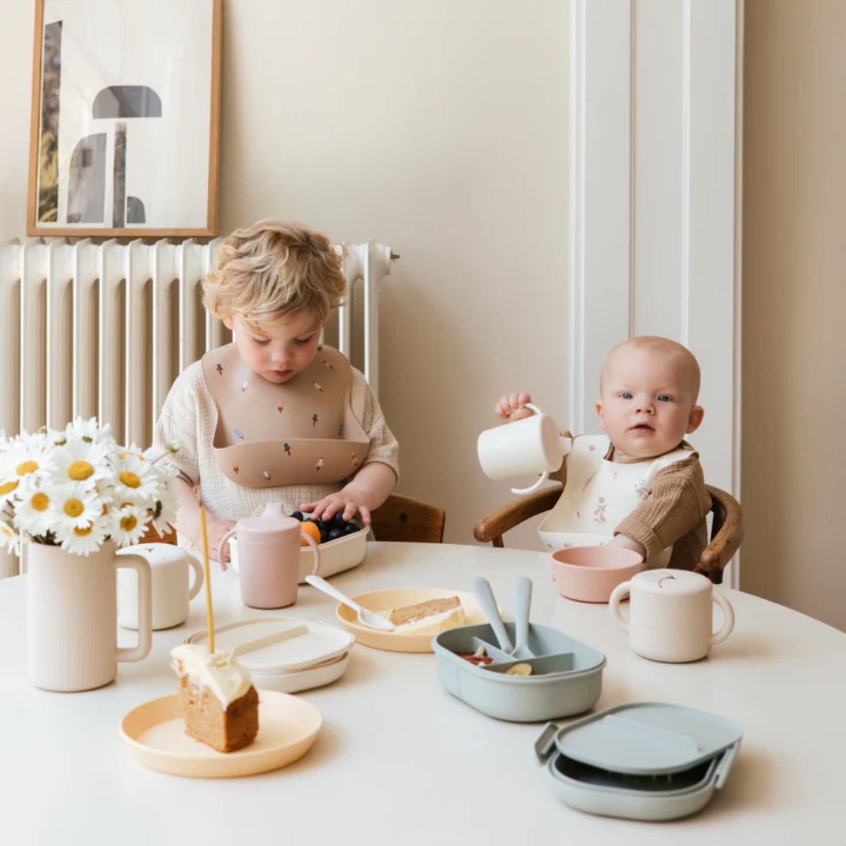 Mushie Fork and Spoon Set - Ivory - Designed for Toddlers