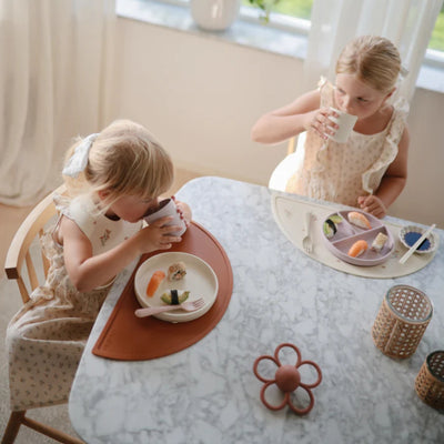 Mushie Fork and Spoon Set - Vanilla