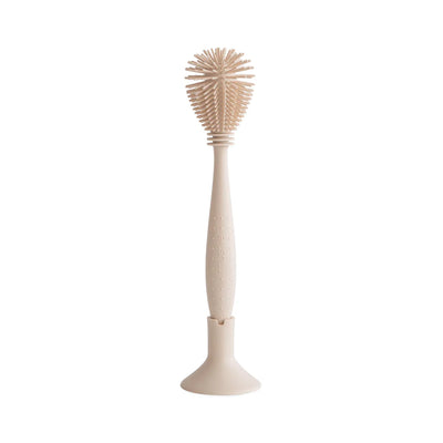 Mushie Silicone Baby Bottle Brush Shifting Sand