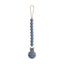Mushie Silicone Pacifier Clip | Hera - Tradewinds on Luna Baby Store Miami