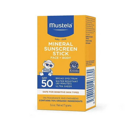 Mustela Baby Mineral Sunscreen Stick SPF 50 Broad Spectrum