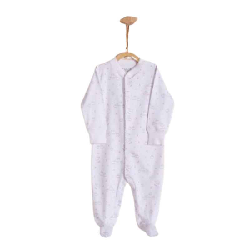 Babycottons My Fluffy Sheep Footed Pajama Pink