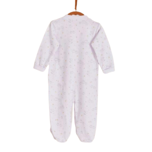 Babycottons My Sweet Sheep Footed Pajama Grey