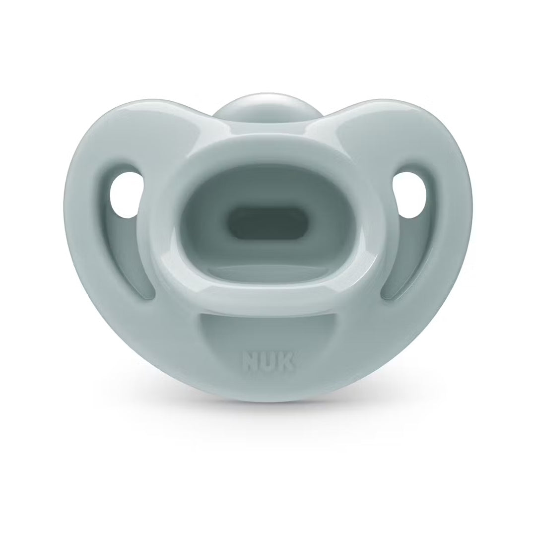 NUK Comfy 100% Silicone Pacifier, 0-6 months 3Pk Green