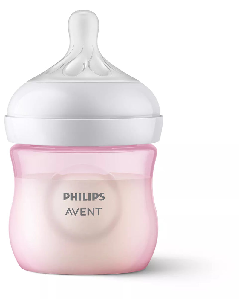 Natural Baby Bottle With Natural Response Nipple - Pink Baby Gift Set With Snuggle