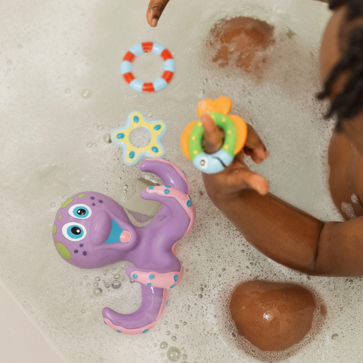 Nuby Floating Octopus Hoopla Bath Toy