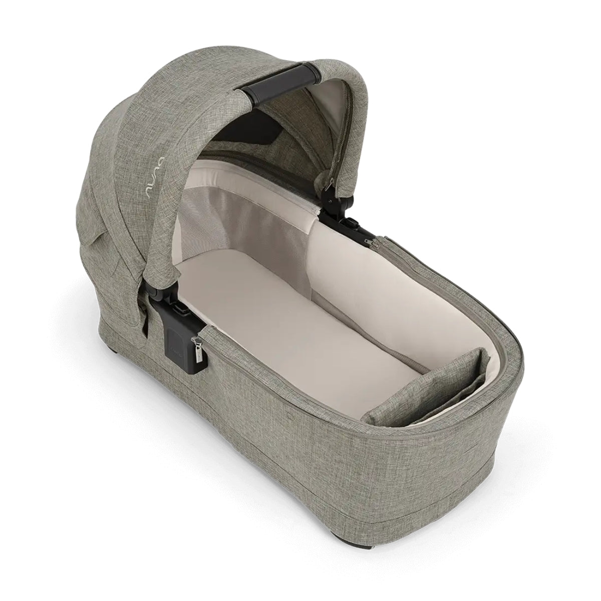 Nuna SWIV & TRIV Series Bassinet + Stand BWM Collection - Graphene