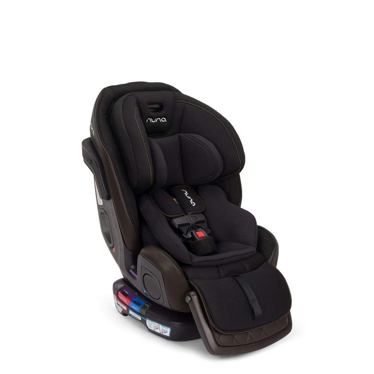Nuna EXEC Next All-In-One Convertible Car Seat - Caviar/Chocolate on Luna Baby Store Miami