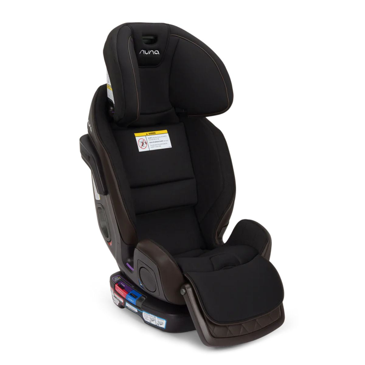 Nuna EXEC Next All-In-One Convertible Car Seat - Caviar/Chocolate on Luna Baby Store Miami