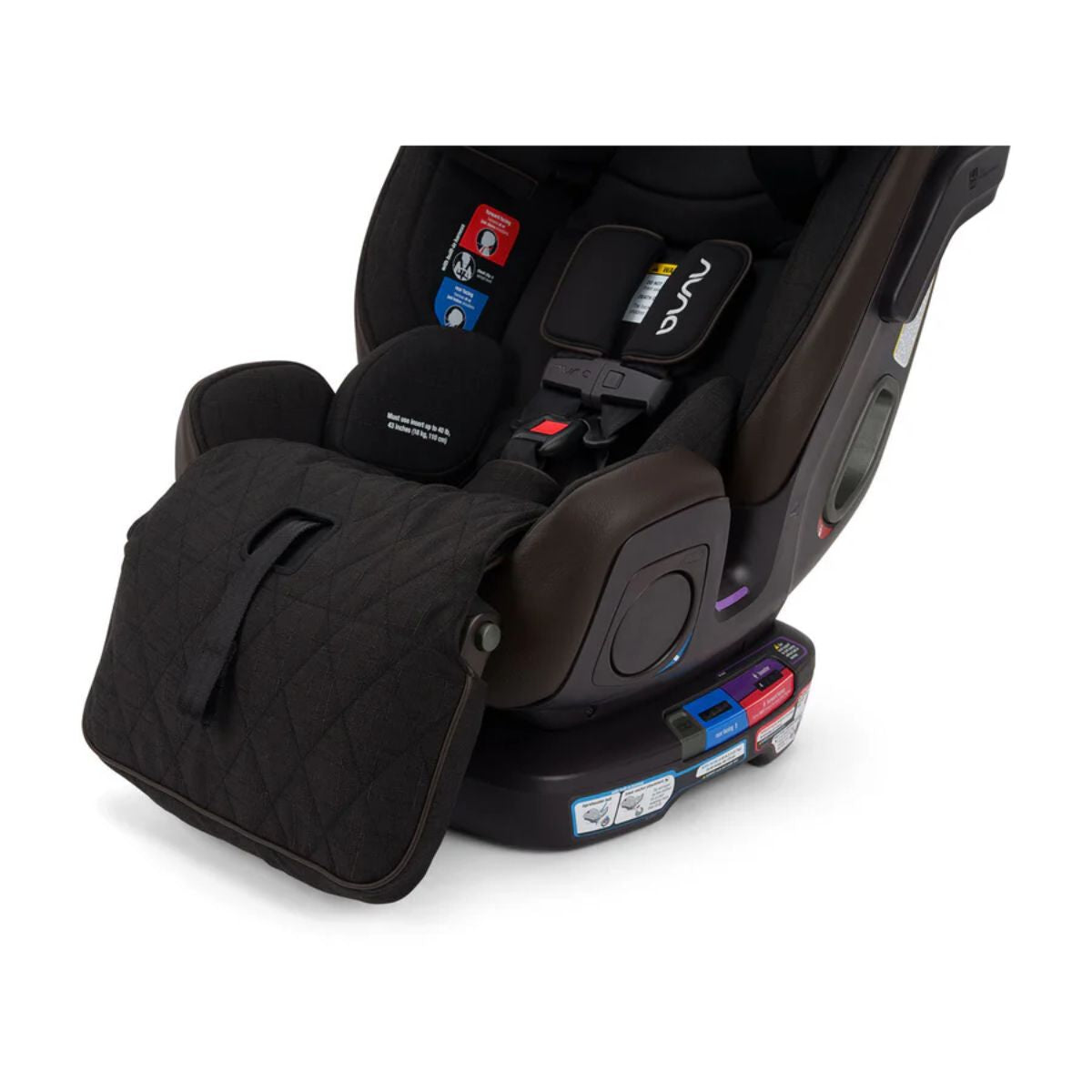 Nuna EXEC Next All-In-One Convertible Car Seat - Caviar/Chocolate