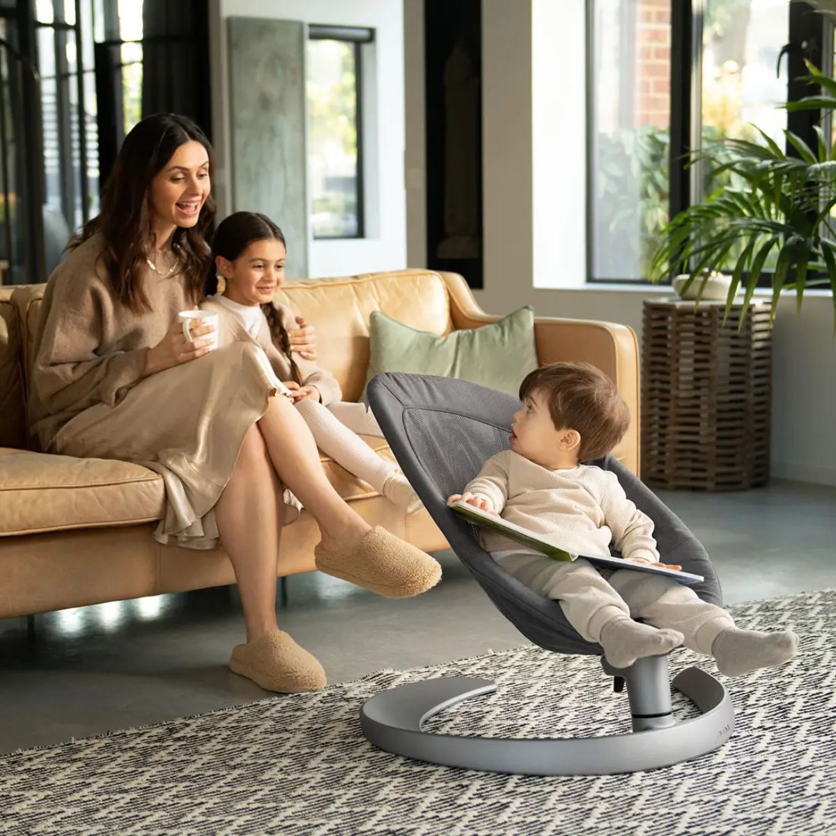 Nuna LEAF grow Baby to Big Kid Seat - Forest on Luna Baby Store Miami