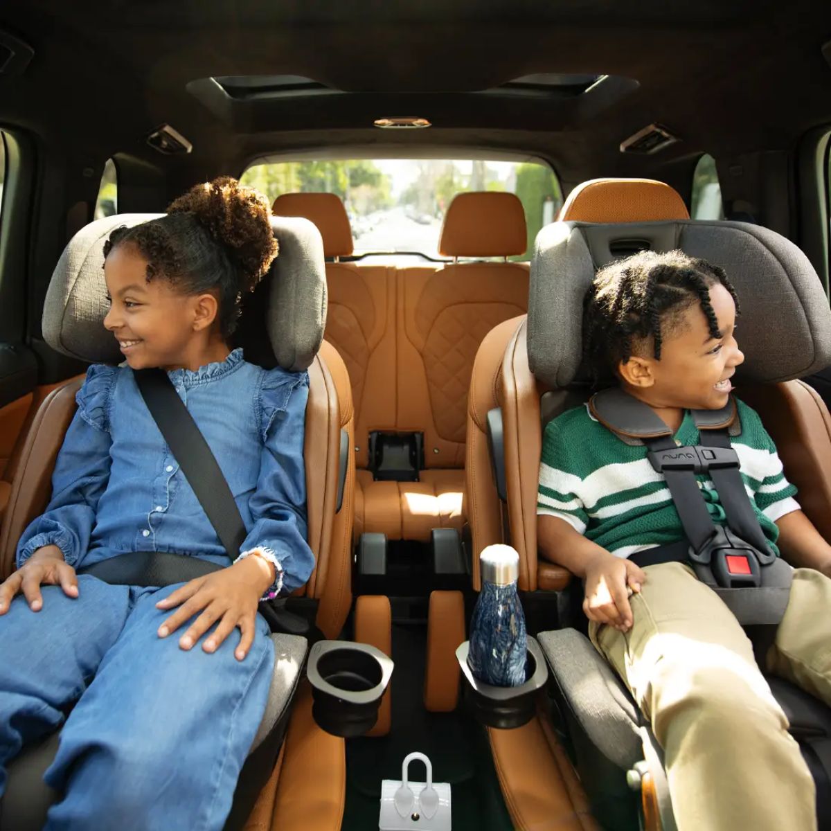 Nuna Lumn Harness Booster Car Seat - Caviar