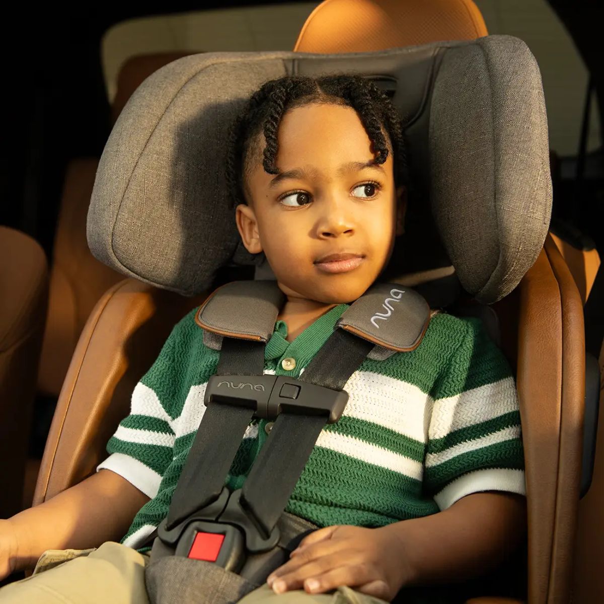 Nuna Lumn Harness Booster Car Seat - Caviar