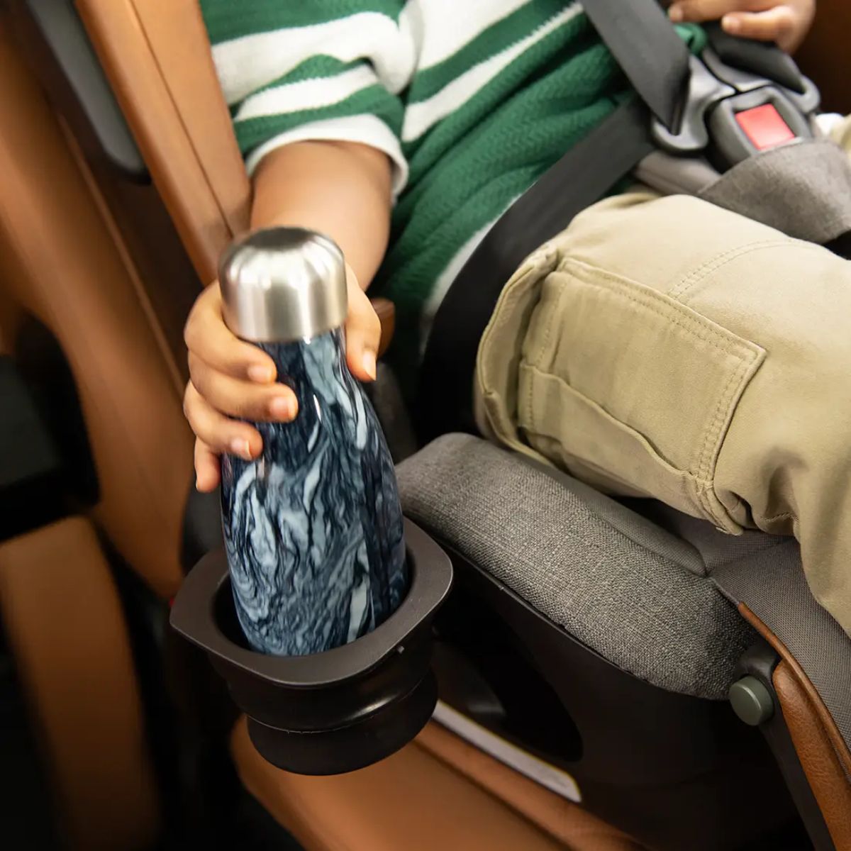 Nuna Lumn Harness Booster Car Seat - Caviar