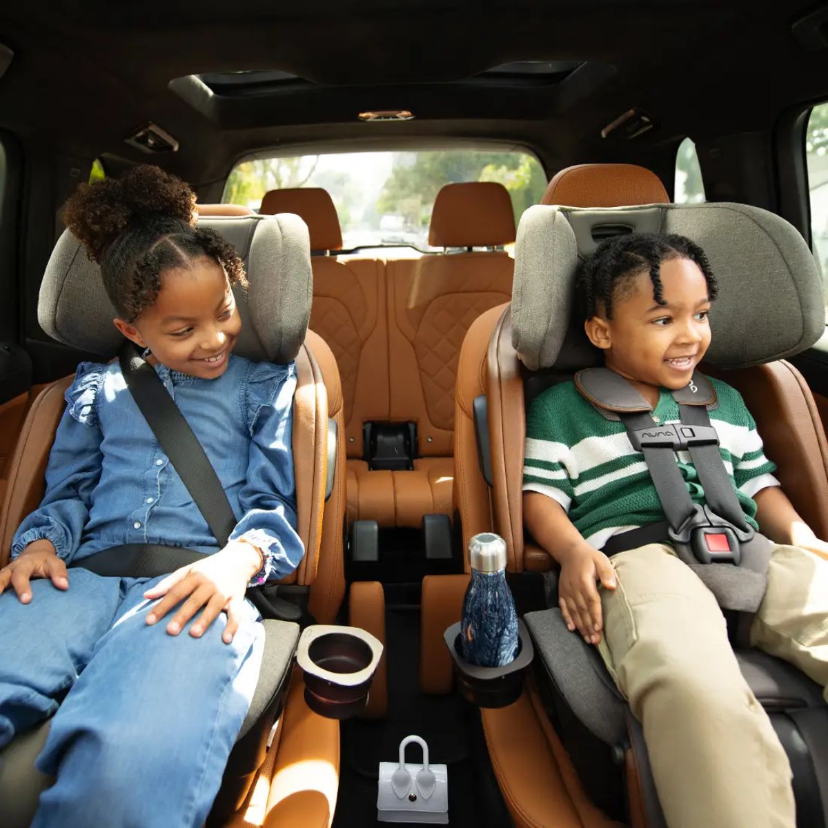 Nuna Lumn Harness Booster Car Seat - Caviar