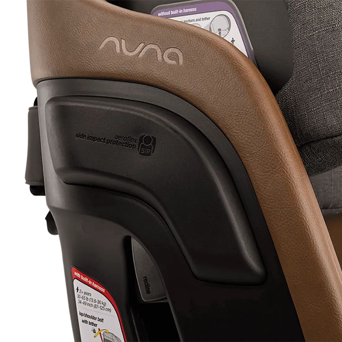 Nuna Lumn Harness Booster Car Seat - Granite on Luna Baby Store Miami