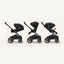 Nuna Mixx Next Stroller - Caviar/Chocolate on Luna Baby Store Miami