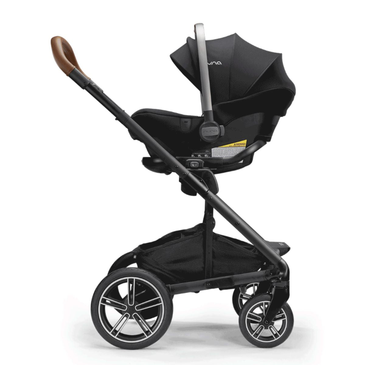 Nuna Mixx Next Stroller - Caviar/Chocolate on Luna Baby Store Miami