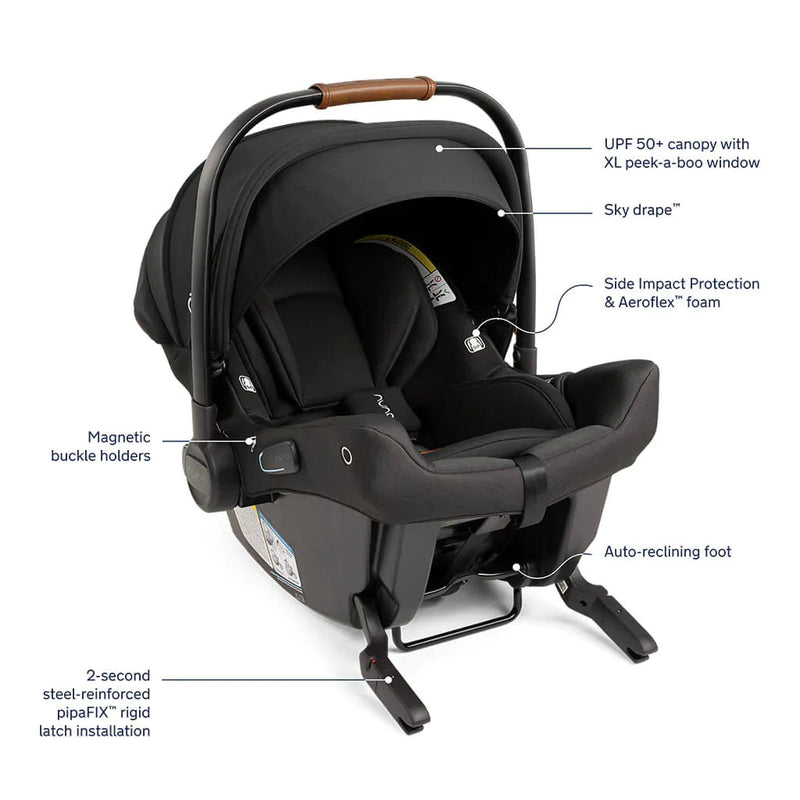 Nuna Mixx Next + Pipa Urbn Travel System - Caviar