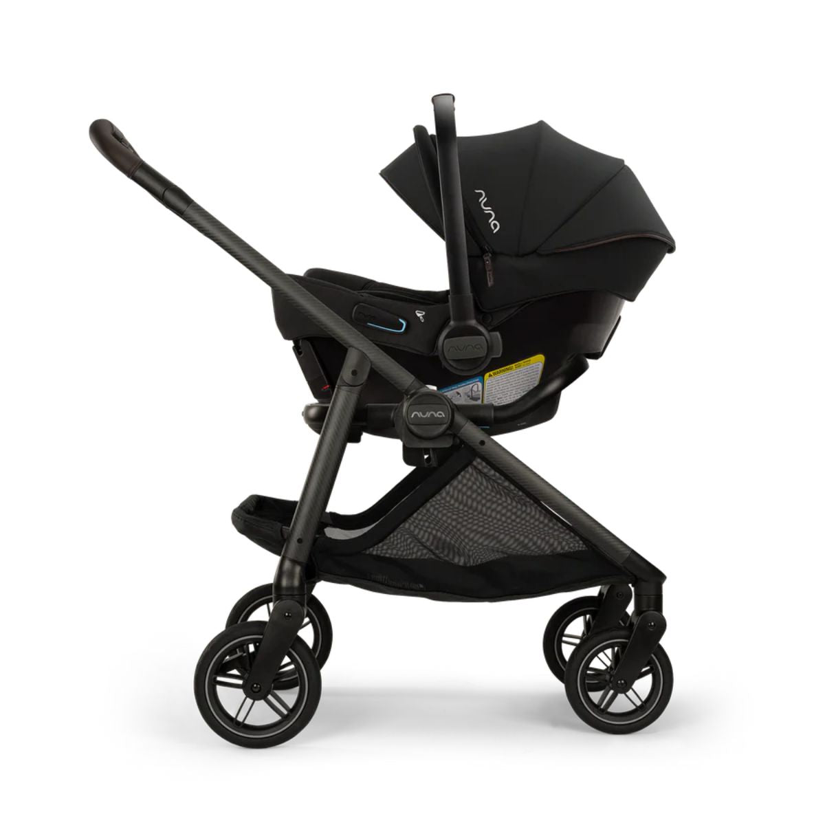 Nuna PIPA Urbn + Swiv Travel System - Caviar/Chocolate on Luna Baby Store Miami