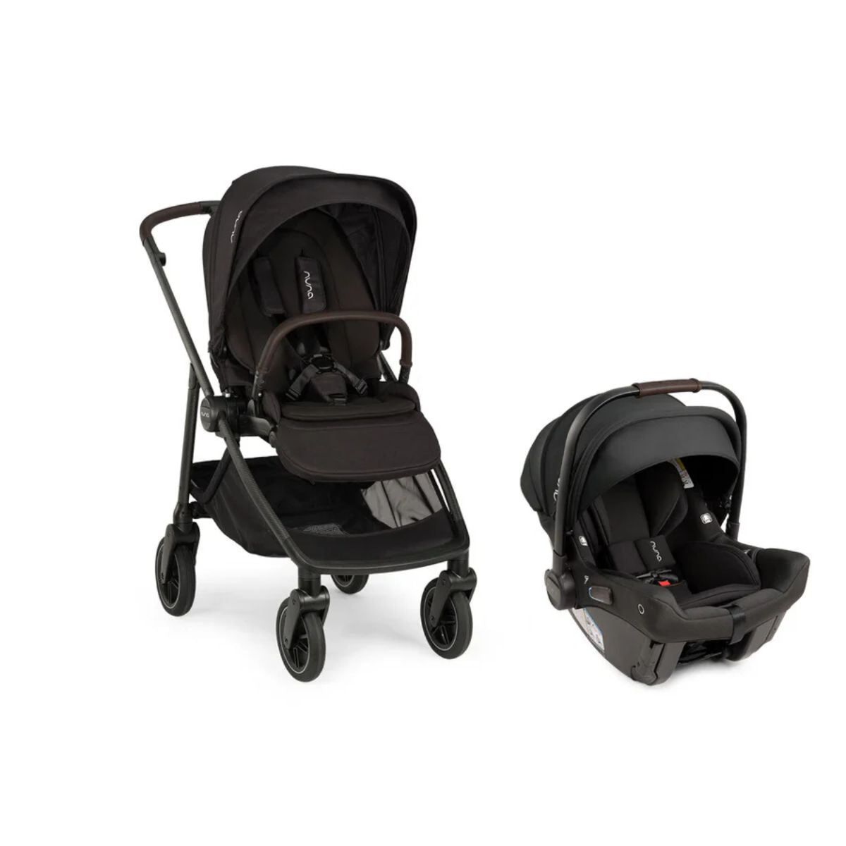 Nuna PIPA Urbn + Swiv Travel System - Caviar/Chocolate