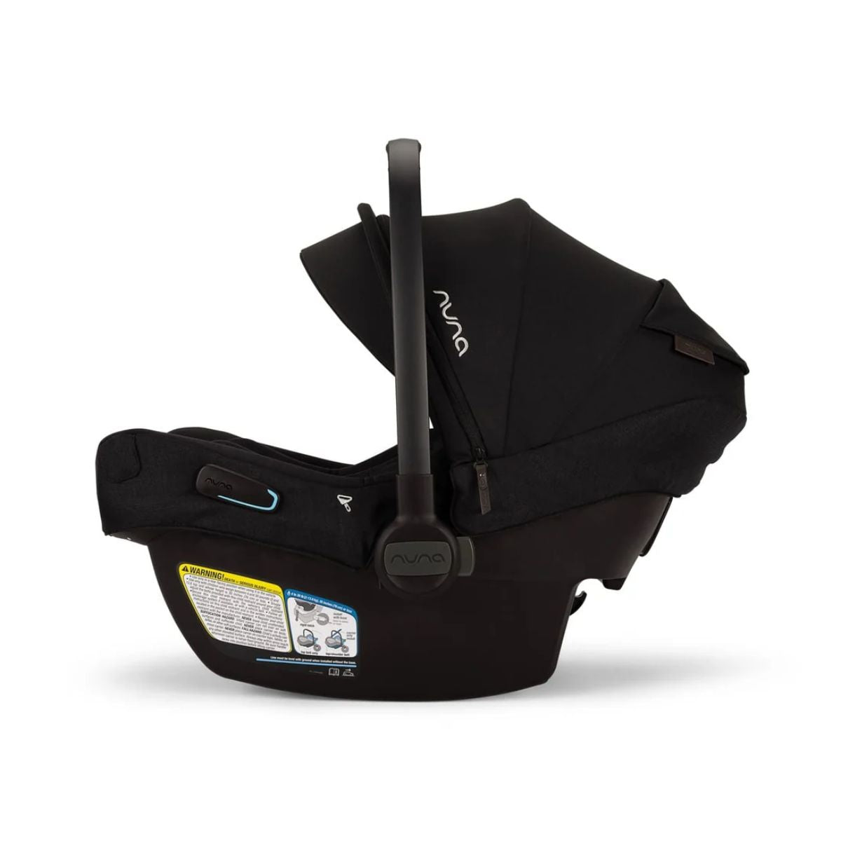 Nuna Pipa Aire Rx + Pipa Relx Base - Caviar/Chocolate on Luna Baby Store Miami