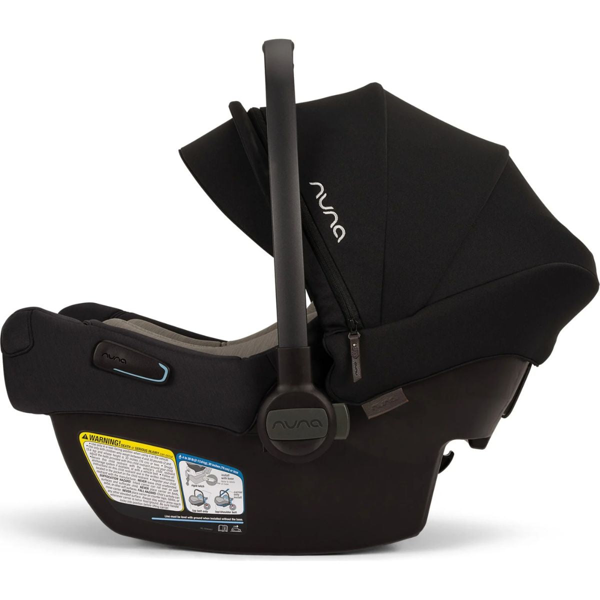 Nuna Pipa Aire + Pipa Series Base - Caviar/Chocolate on Luna Baby Store Miami
